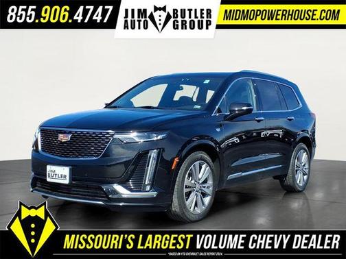 Stellar Black Metallic 2024 Cadillac XT6 Premium Luxury FWD