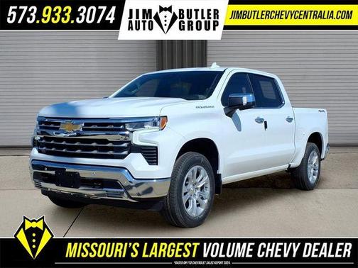 Summit White 2026 Chevrolet Silverado 1500 LTZ