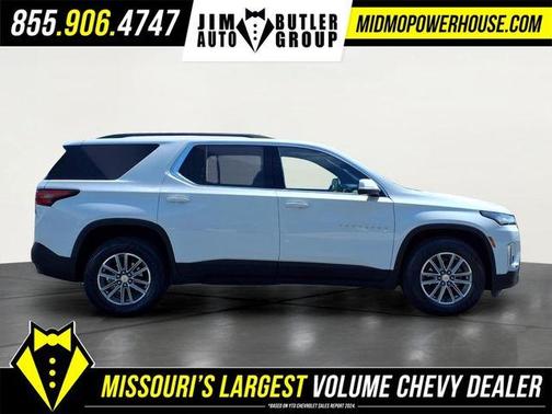 Summit White 2023 Chevrolet Traverse LT Leather