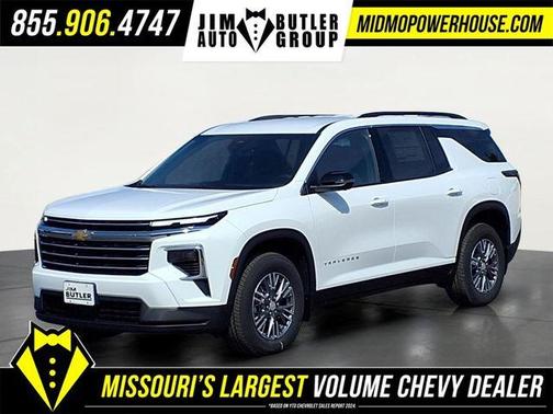 Summit White 2026 Chevrolet Traverse LT