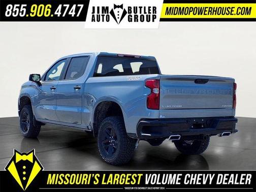 Sterling Gray Metallic 2026 Chevrolet Silverado 1500 Custom Trail Boss