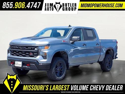 Sterling Gray Metallic 2026 Chevrolet Silverado 1500 Custom Trail Boss