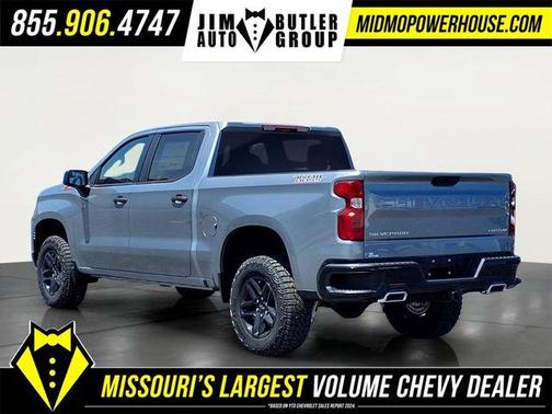 Sterling Gray Metallic 2026 Chevrolet Silverado 1500 Custom Trail Boss