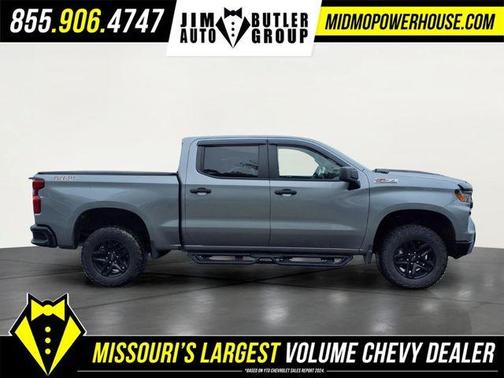 Sterling Gray Metallic 2024 Chevrolet Silverado 1500 Custom Trail Boss