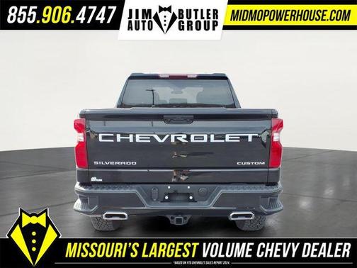 Black 2026 Chevrolet Silverado 1500 Custom Trail Boss