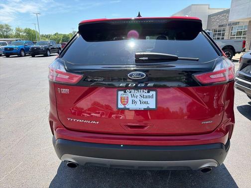 RAPID RED TINTED CC 2024 Ford Edge Titanium