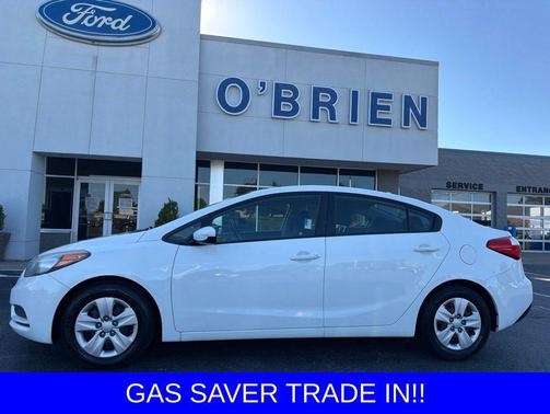 Clear White 2016 Kia Forte LX