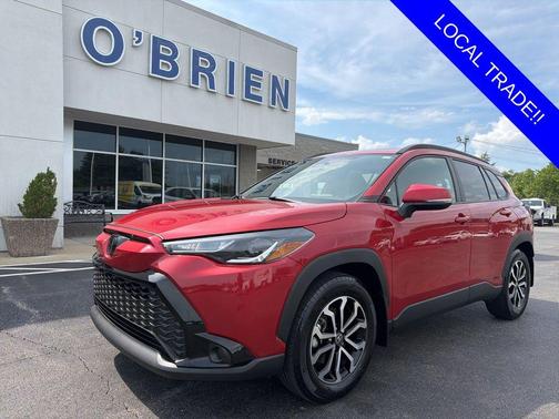 Barcelona Red Metallic 2024 Toyota Corolla Hybrid SE