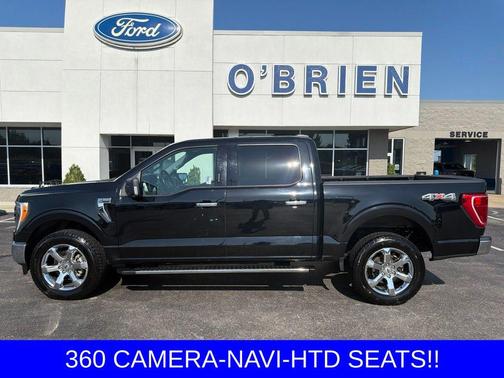 Agate Black Metallic 2021 Ford F-150 XLT