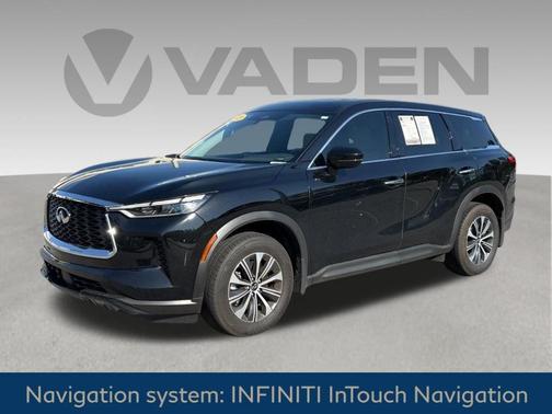 Diamond Black 2025 INFINITI QX60 Luxe