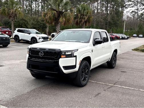 Glacier White 2026 Nissan Frontier SV