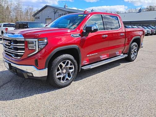 Volcanic Red 2025 GMC Sierra 1500 SLT