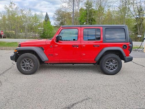Firecracker Red Clearcoat 2025 Jeep Wrangler Sport