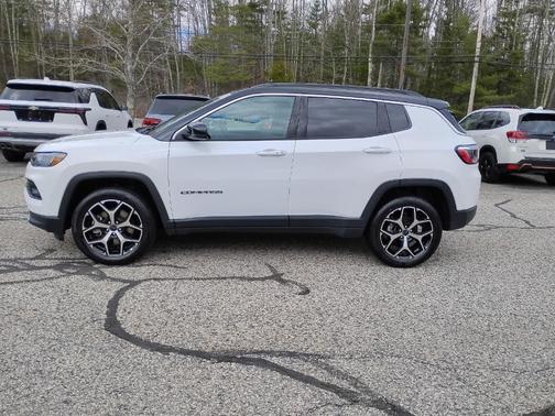 Bright White Clearcoat 2025 Jeep Compass Limited