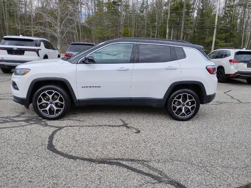 Bright White Clearcoat 2025 Jeep Compass Limited