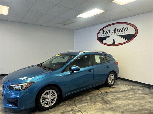 Island Blue Pearl 2017 Subaru Impreza 2.0i Premium