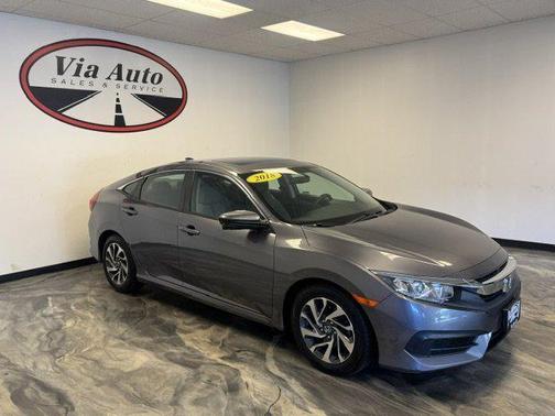 Modern Steel Metallic 2018 Honda Civic EX