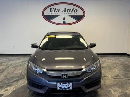Modern Steel Metallic 2018 Honda Civic EX