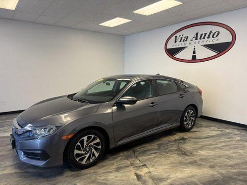 Modern Steel Metallic 2018 Honda Civic EX
