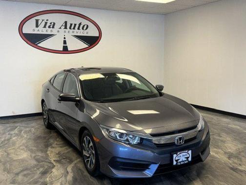 Modern Steel Metallic 2018 Honda Civic EX