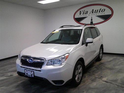 Satin White Pearl 2015 Subaru Forester 2.5i Premium