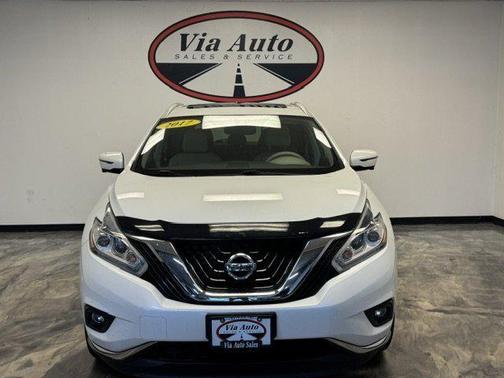 Pearl White 2017 Nissan Murano Platinum