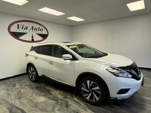 Pearl White 2017 Nissan Murano Platinum
