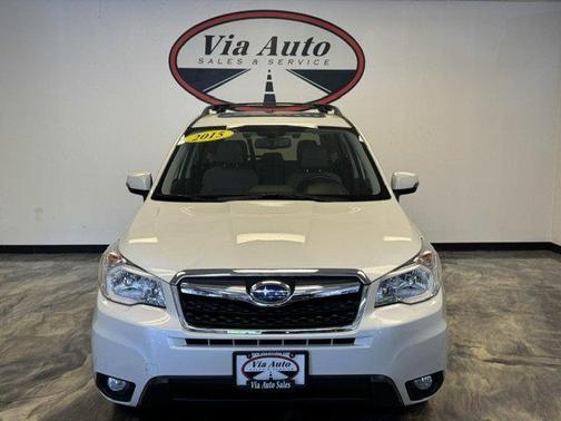 Satin White Pearl 2015 Subaru Forester 2.5i Touring
