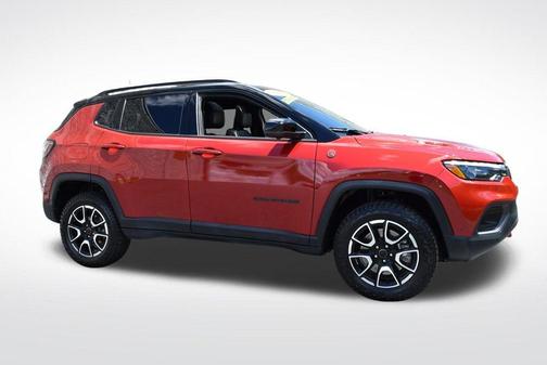 Red 2025 Jeep Compass Trailhawk