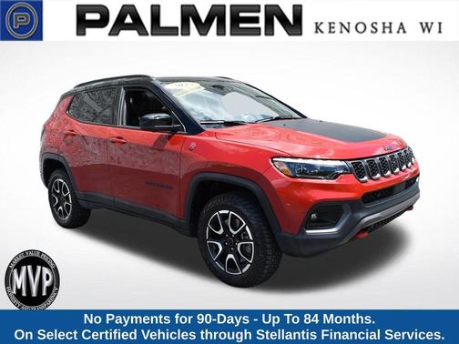 Red 2025 Jeep Compass Trailhawk