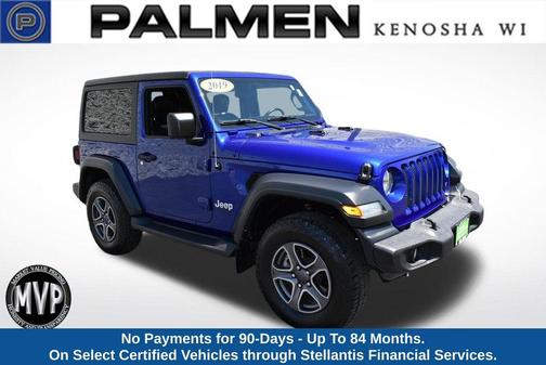 Ocean Blue Metallic 2019 Jeep Wrangler Sport