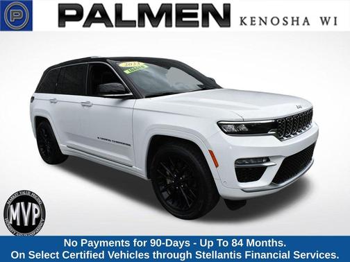 Bright White Clearcoat 2023 Jeep Grand Cherokee Summit