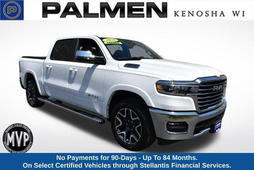 Bright White Clearcoat 2026 RAM 1500 Laramie