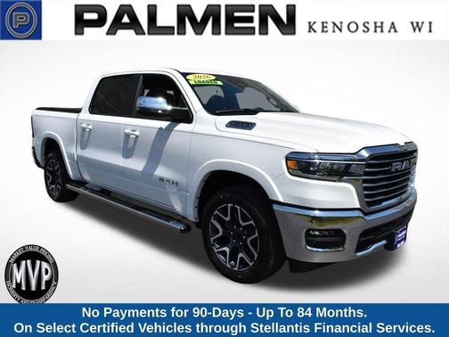 Bright White Clearcoat 2026 RAM 1500 Laramie