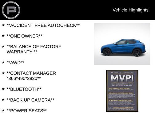 Misano Blue Metallic 2024 Alfa Romeo Stelvio Veloce