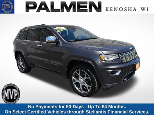 Granite Crystal Clearcoat Metallic 2021 Jeep Grand Cherokee Overland