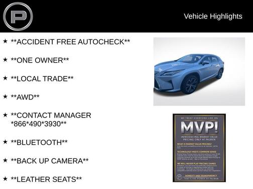 2017 Lexus RX 350 350