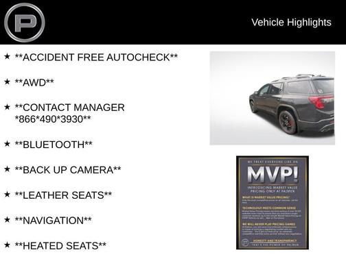 Ebony Twilight Metallic 2022 GMC Acadia AT4