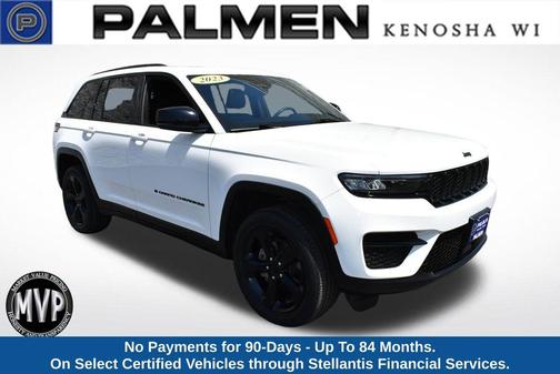 Bright White Clearcoat 2023 Jeep Grand Cherokee Altitude