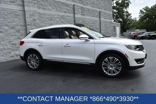 White Platinum Clearcoat Metallic 2017 Lincoln MKX Reserve