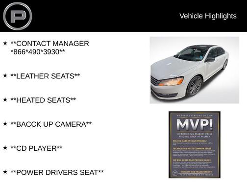 2015 Volkswagen Passat 1.8T Sport