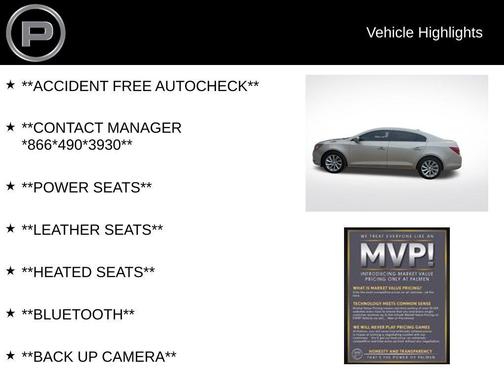 2014 Buick LaCrosse Leather