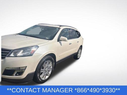 White Diamond Clearcoat 2015 Chevrolet Traverse 1LT