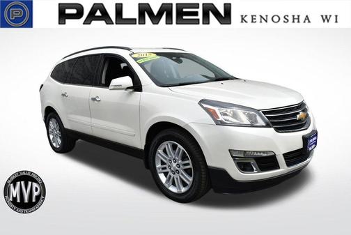 White Diamond Clearcoat 2015 Chevrolet Traverse 1LT
