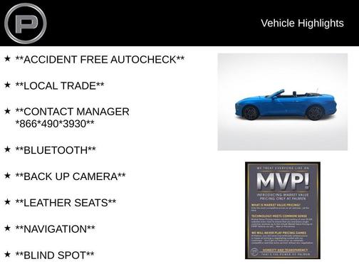 Grabber Blue 2023 Ford Mustang EcoBoost Premium