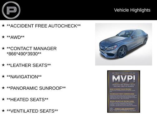 2015 Mercedes-Benz C-Class C 300