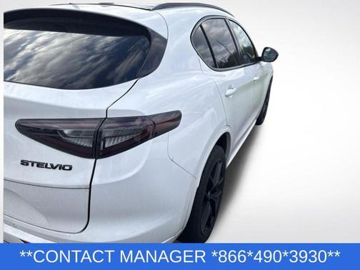 Alfa White 2021 Alfa Romeo Stelvio Ti Sport