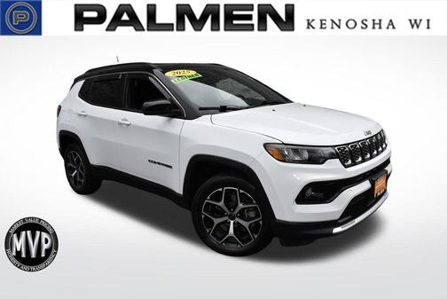 Bright White Clearcoat 2025 Jeep Compass Limited