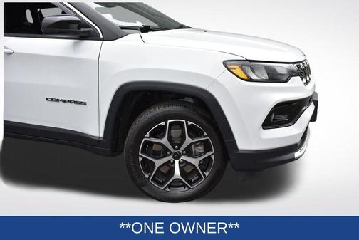 Bright White Clearcoat 2025 Jeep Compass Limited