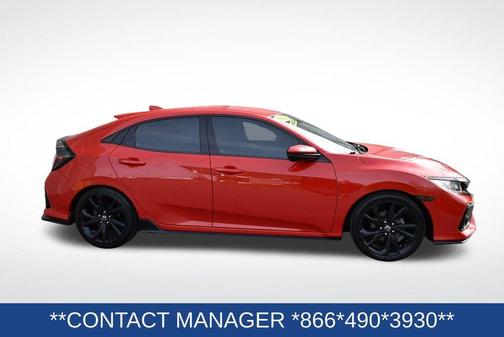 Red 2019 Honda Civic Sport